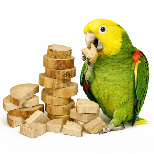 Morceaux de jute – jouet naturel à tenir en patte ou pour DIY pour tous les perroquets  de ParrotPlanet.fr