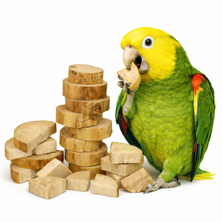 Morceaux de jute – jouet naturel à tenir en patte ou pour DIY pour tous les perroquets  de ParrotPlanet.fr