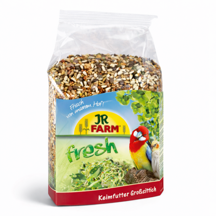 JR FARM Big Parakeet - Kiełki dla nimf i innych średnich papug 1kg  od ParrotPlanet.pl