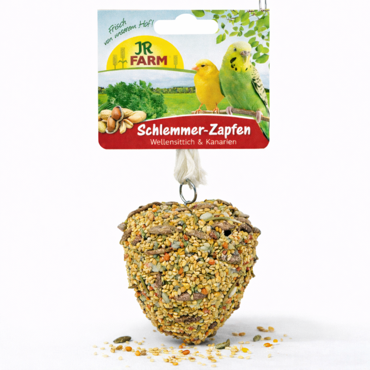 JR FARM Smakowita Szyszka dla smakoszy - pyszna przekąska dla wszystkich nimf i innych mniejszych papug 120 g od ParrotPlanet.pl
