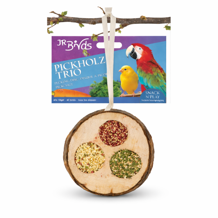 JR FARM - Disc Trio - pyszności do zabawy i chrupania dla wszystkich papug 70g od ParrotPlanet.pl