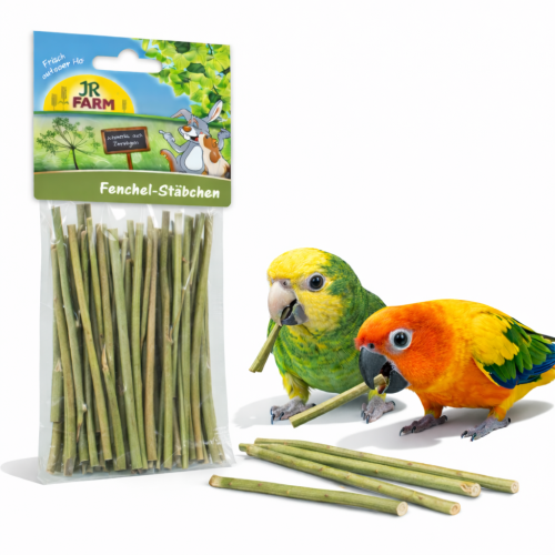 JR FARM chrupiące paluszki z kopru włoskiego dla wszystkich papug 15g od ParrotPlanet.pl