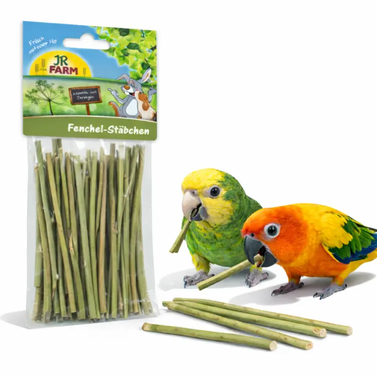 JR FARM chrupiące paluszki z kopru włoskiego dla wszystkich papug 15g od ParrotPlanet.pl