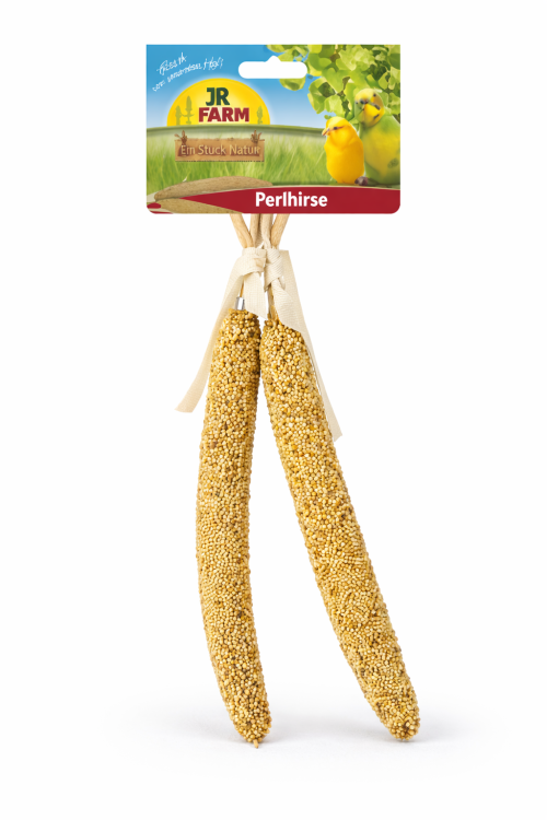 JR FARM Proso Perłowe w kłosach do chrupania dla wszystkich papug 40g  od ParrotPlanet.pl
