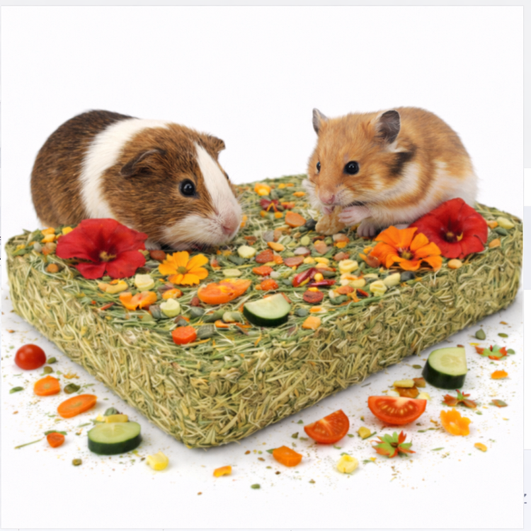 JR FARM Prairie Vitaminée aux Herbes et Légumes 750 g | Mélange naturel pour lapins et rongeurs par ParrotPlanet.fr