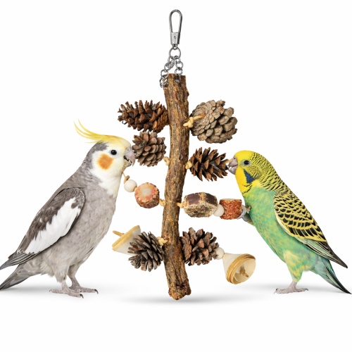 Liana Play Swing | Balançoire naturelle en liane pour perroquets ParrotPlanet.fr