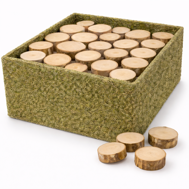 JR FARM Véritable Forêt | Boîte naturelle de foraging pour lapins et rongeurs par ParrotPlanet.fr