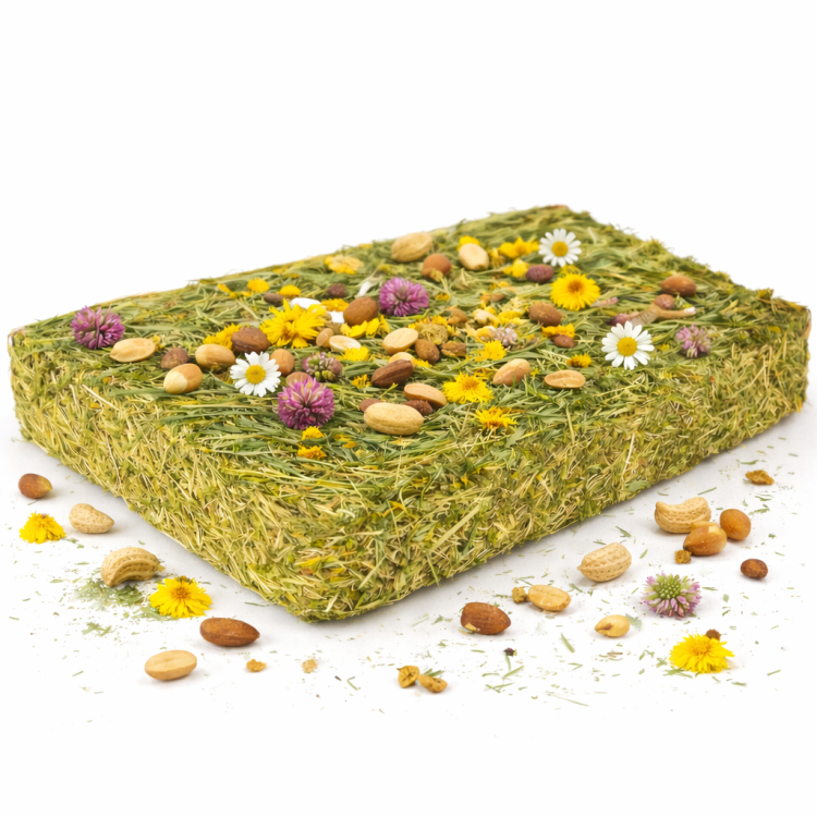 JR FARM Prairie vitaminée aux herbes et aux fruits 750 g | Substrat naturel de recherche de nourriture pour rongeurs ParrotPlanet.fr