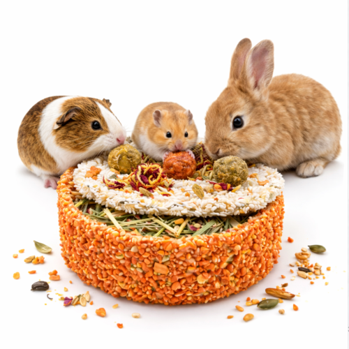 JR FARM Gâteau gourmand 200 g | Friandise gâteau sans céréales pour rongeurs à ronger od ParrotPlanet.fr