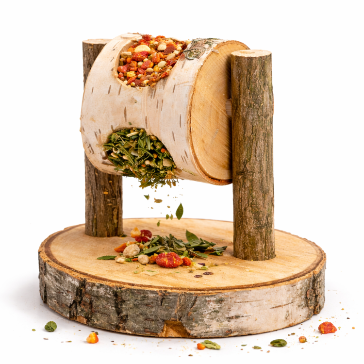 JR FARM Friandise Torsadée 200 g | Jouet en bois avec garniture pour rongeurs par ParrotPlanet.fr