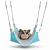 Hamac 18 × 18 cm – couchage suspendu pour phalanger volant