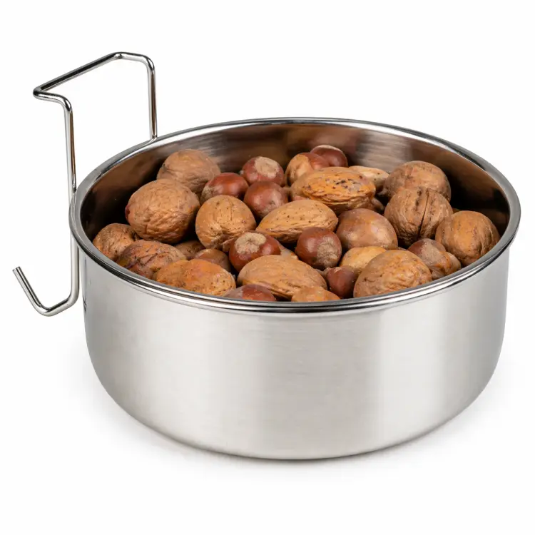 DUVO+ gamelle suspendue pour perroquets L 890 ml | 15 cm | Grande gamelle stable pour cage ParrotPlanet.fr