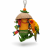 Luffa Man – jouet naturel pour perroquets moyens et grands | 30 × 16 × 10 cm ParrotPlanet.fr