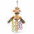 Foraging Man – jouet naturel suspendu pour perroquets moyens et grands ParrotPlanet.fr