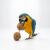 Boules en fibre de coco et herbe marine pour perroquets – 2 pièces | Jouet à tenir dans la patte ParrotPlanet.fr