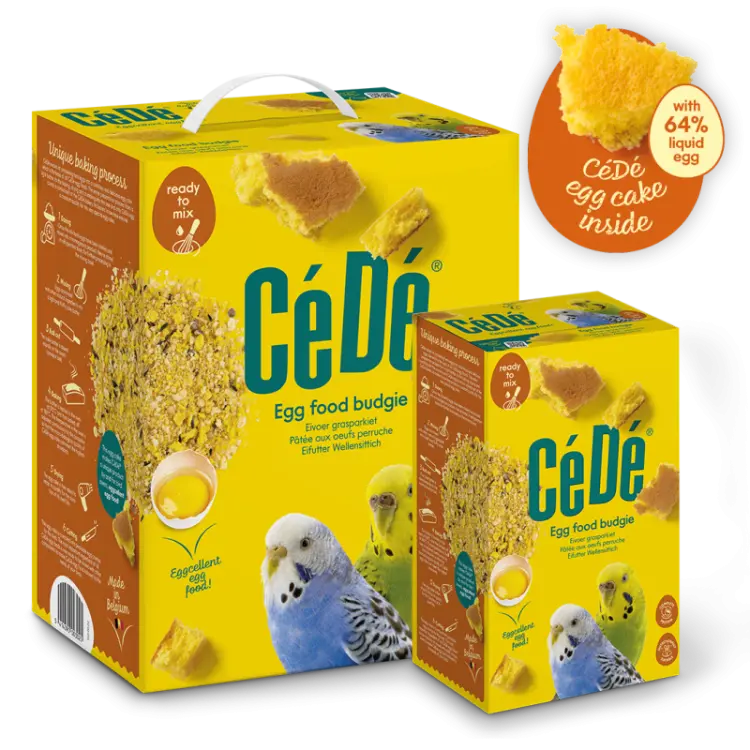 CéDé Egg Food Budgie 1 kg – pâtée aux œufs pour petites perruches ParrotPlanet.fr