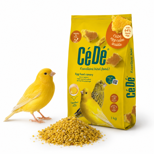 CéDé Egg Food Canary 1 kg – pâtée aux œufs pour canaris ParrotPlanet.fr