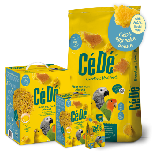 CéDé EGG FOOD MOIST ALLROUND 5 kg - Pâtée aux œufs humide pour oiseaux d’ornement ParrotPlanet.fr