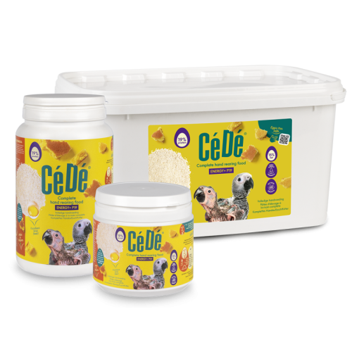 CéDé Hand Rearing Food Energy+ P19 F15 200 g | Aliment d’élevage à la main pour grandes perruches et perroquets ParrotPlanet.fr