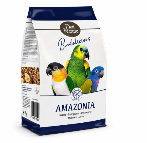 Deli Nature Birdelicious Amazonia 750 g | Aliment pour amazones et perroquets sud-américains