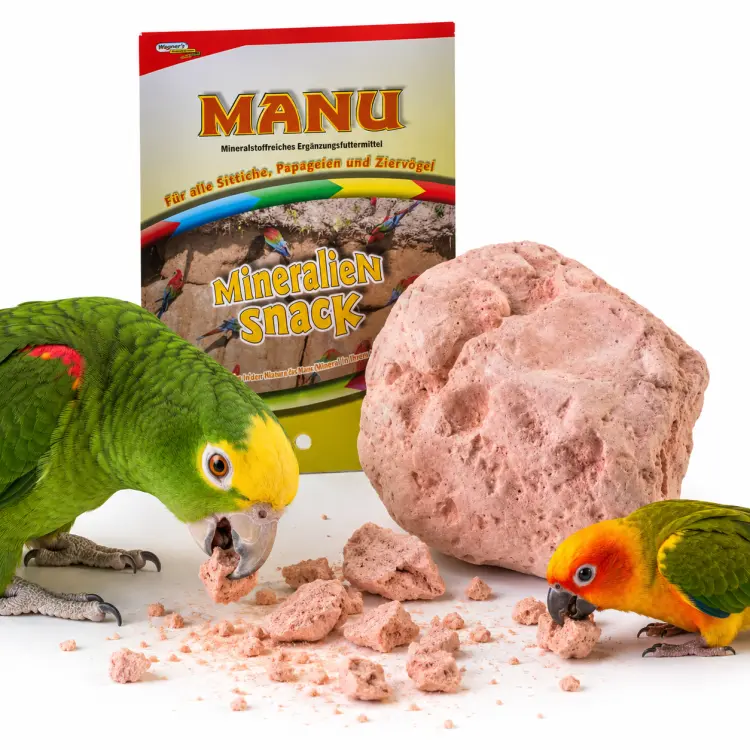 Minéral “Manu” – bloc minéral pour perroquets, 45 g ParrotPlanet.fr
