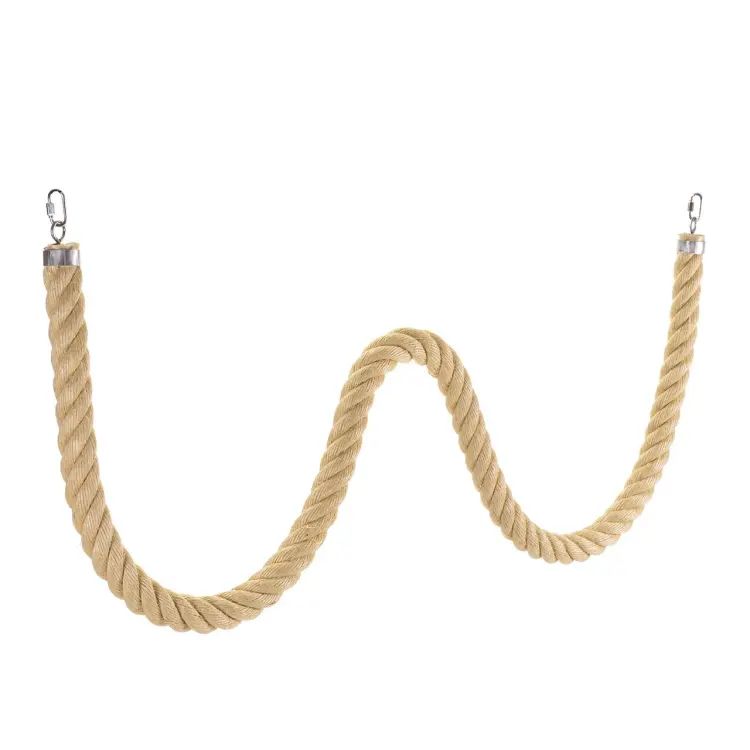 Corde en Sisal pour Perroquets Moyens et Grands | Corde pour Cage et Volière 200 x 4 cm ParrotPlanet.fr