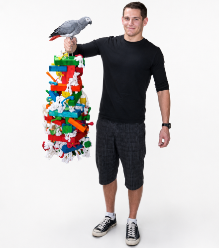 MaMut XXL - OGROMNA ZABAWKA dla Ar, bądź innych DUŻYCH PaPug 5kg! od ParrotPlanet.pl