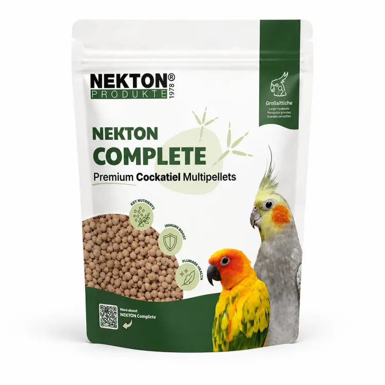 NEKTON Complete Cockatiel Multi-Pellets – Codzienny Granulat dla Nimf 900g od ParrotPlanet.pl