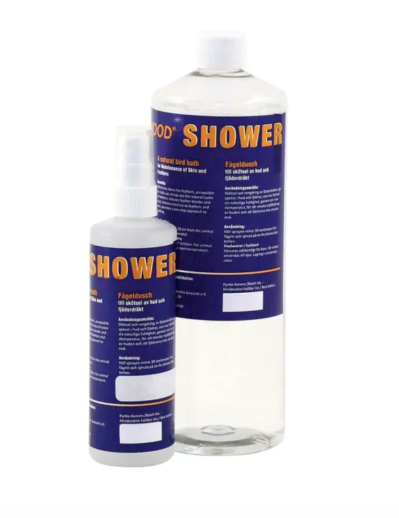 Avifood Shower 1000 ml – soin lavant et revitalisant naturel pour le plumage de tous les perroquets ParrotPlanet.fr