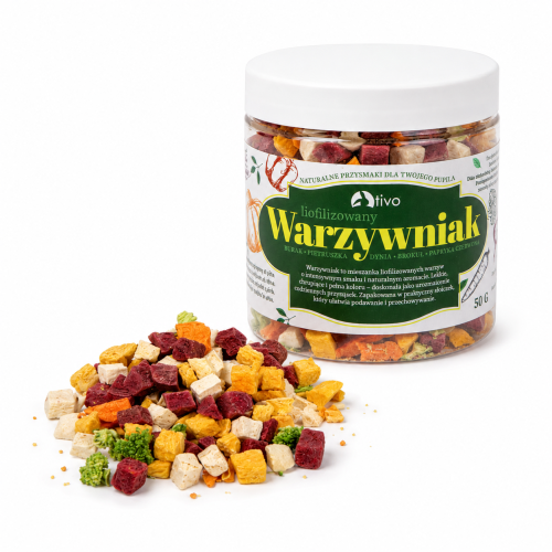 Warzywniak – légumes lyophilisés croquants pour perroquets, 50 g ParrotPlanet.fr
