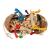 Coco Stack – jouet suspendu en noix de coco et bois pour perroquets 13 × 40 cm  ParrotPlanet