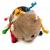 Coco Stack – jouet suspendu en noix de coco et bois pour perroquets 13 × 40 cm  ParrotPlanet
