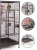 Cage pour perroquets Montana Arkansas Nova I foncée – grande cage pour perroquets de moyenne et grande taille 101,5 × 101,5 × 220 cm ParrotPlanet.fr