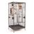 Cage pour perroquets Montana Arkansas Nova I foncée – grande cage pour perroquets de moyenne et grande taille 101,5 × 101,5 × 220 cm ParrotPlanet.fr