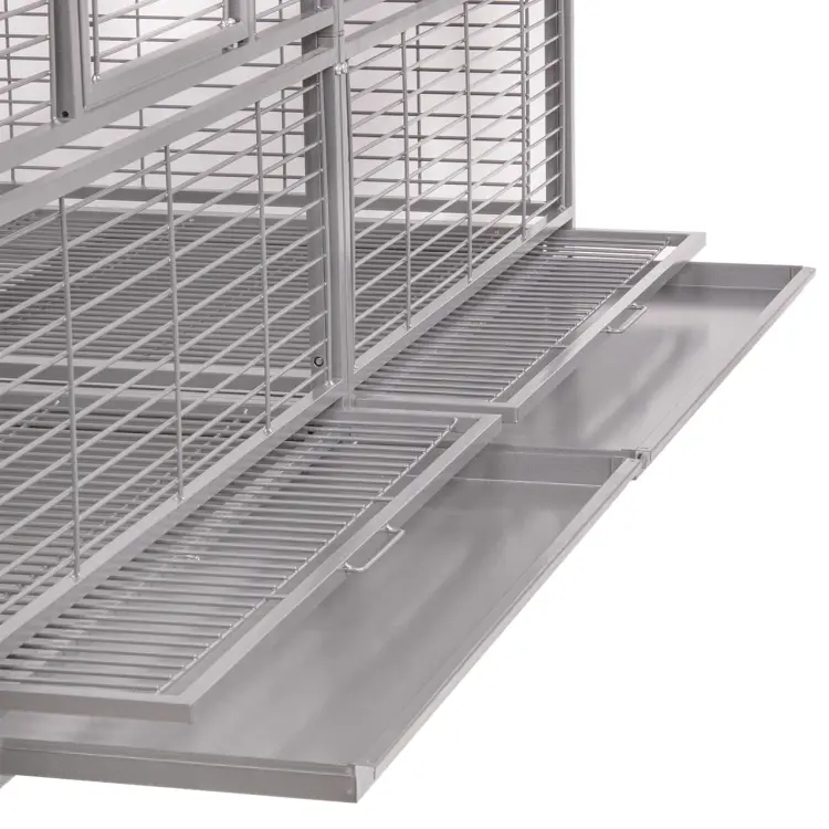 Cage pour perroquets Montana Arkansas II Platinum claire – cage pour tous les perroquets de grande et moyenne taille ParrotPlanet.fr