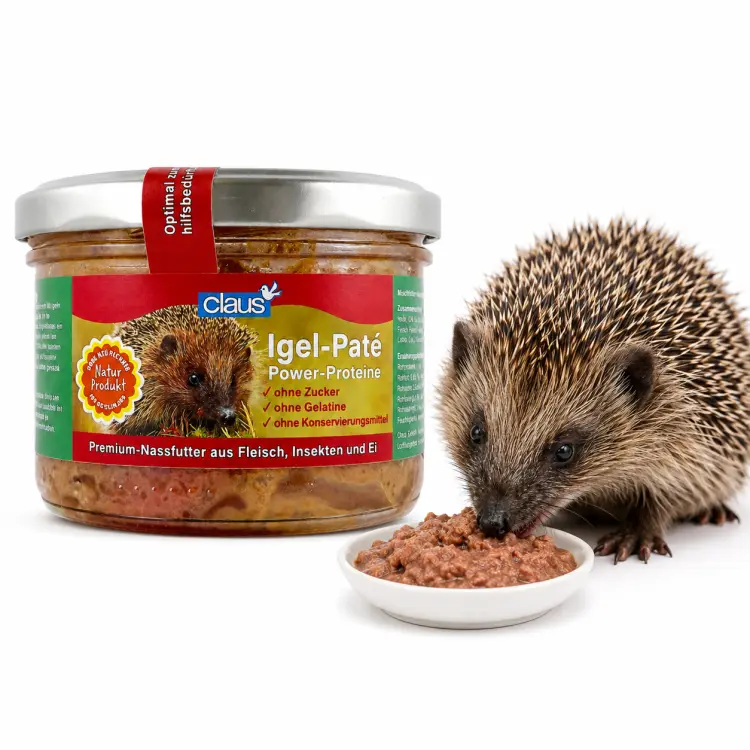 Claus Igel-Paté – pâtée humide pour hérissons avec viande, insectes et œuf, 190 g ParrotPlanet.fr