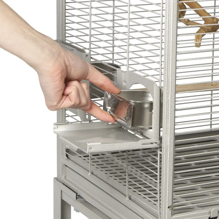 Montana Madeira I Platinum – cage pour petits et moyens perroquets ParrotPlanet.fr