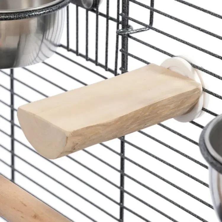 Perchoir plat en bois de Java pour perroquets – 10 cm ParrotPlanet.fr