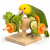 Carrousel d’alimentation pour perroquets en bois, 22 × 8 × 22 cm ParrotPlanet.fr
