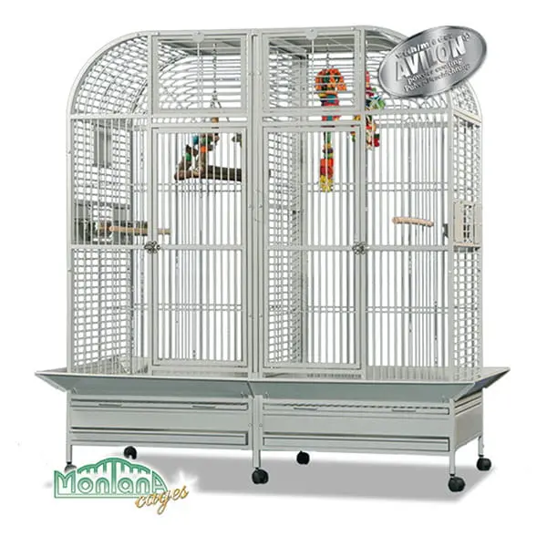 Montana XXL Palace Dark – très grande cage pour grands perroquets ParrotPlanet.fr