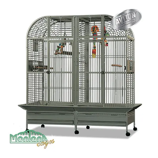 Montana XXL Palace Dark – très grande cage pour grands perroquets ParrotPlanet.fr