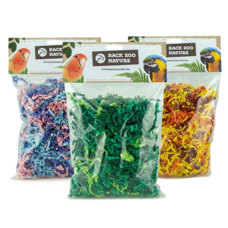 Crinkle Paper Sun Mix - Zestaw kolorowego papieru W KOLORZE SŁONCA do napełniania zabawek od ParrotPlanet.pl