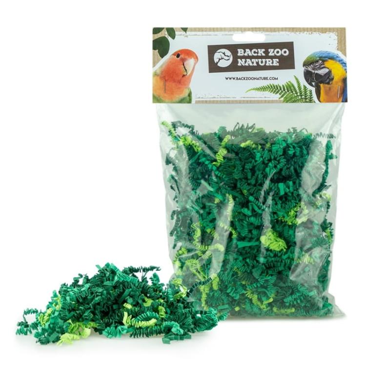 Crinkle Paper FOREST Mix - Zestaw kolorowego papieru W KOLORZE DZUNGLI do napełniania zabawek od ParrotPlanet.pl