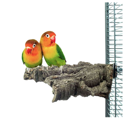 Naturalna żerdź, z kory dębu korkowego rozmiar M - dla średnich papug od ParrotPlanet.pl