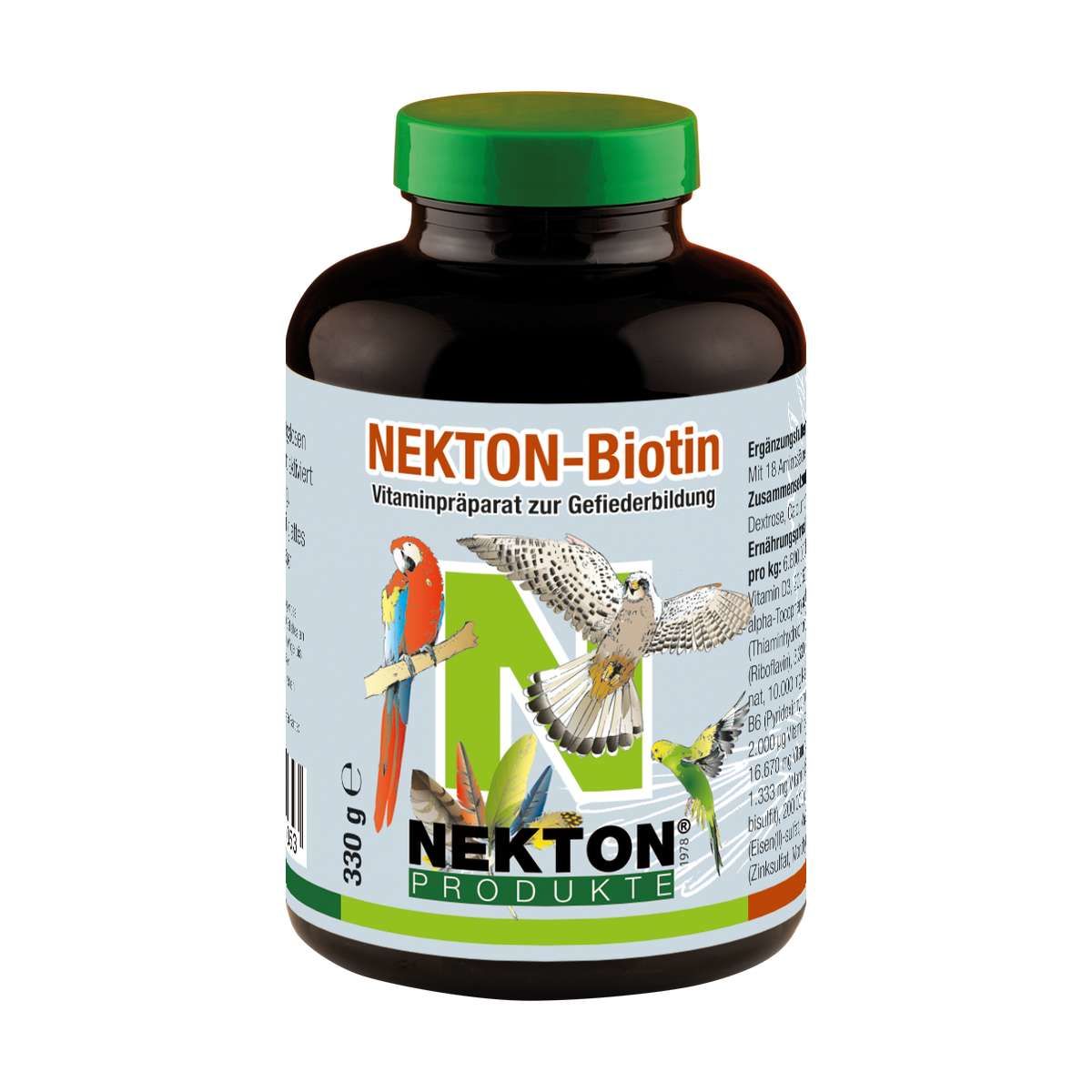 NEKTON-Bio / Nekton Biotin Multiwitamina dla Ptaków 330g- ParrotPlanet.pl wyłączny dystrybutor Nekton w Polsce
